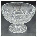 Beautiful heavy Crystal bowl compote