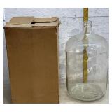 Large Glass Change Jar w/ Box