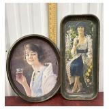 2 Coca Cola trays