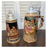 2 German steins