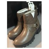 Brand new/tags, girls size 1 Jus Moto boot brown.