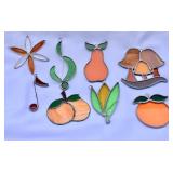 MCM Stained Glass Sun Catchers/8 pc