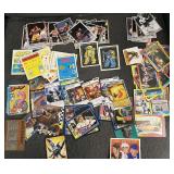 Boxing, Back to the future, race and hockey card,