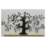 Tin tree Wall Plaque w/ birds