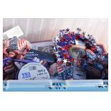 Tote of July 4th Decorations