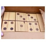XL Wood Dominos (pine?). Vintage.