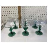 Margarita cactus glasses
