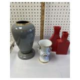 Vintage vases 2 signed