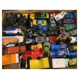 Diecast card lot, mostly Hot wheels cars and