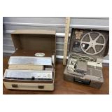 GAF Anscomatic projector and Argus showmaster