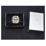 Antique Sterling Boy Scout Ring (broken)