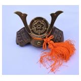 Mini Kabuto Samurai Cast Iron Helmet -Paperweight