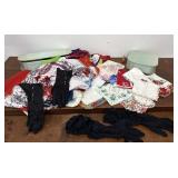 Scarves, vintage hankies & gloves