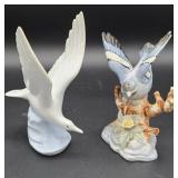 2 Pretty Bird Figurines
