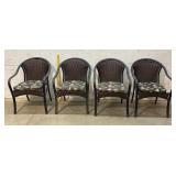 Rattan Patio Chairs (4)
