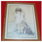 Bessie Pease Gutmann "In Disgrace" Framed Art