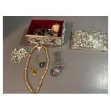 Victorian, silver plated, heavy jewelry box