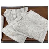 2 retro Panel Curtains Aprx 80length