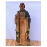Vintage Religious Chalkware Statue