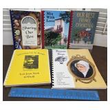 Chemung county cookbooks, & 2 local books