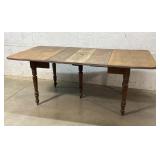 5 Legged Chestnut Dropleaf Table w/ 3 leaves -