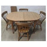 Haywood Wakefield table with 4 chair 3 extra