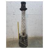 Wood lighthouse 62in