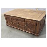 2 Door 3 Drawer Coffee Table 54"34"20"