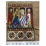 Swedish wool tapestry- Nativity scene