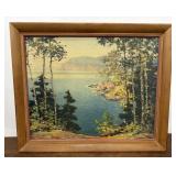 Carl Wendel Rawson print - landscape