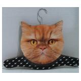 Cat Club Kitty Wood Clothes Coat Hanger 15" wide