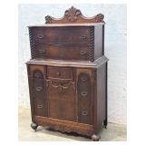 Albert Furniture Company - Walnut Chest on Chest