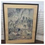 Chinese print Lang Shih-ning 8-horses