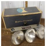 Bell & Howell light w/ bulbs
