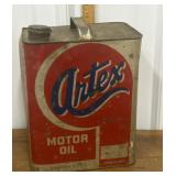 Artex motor oil can