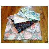 5 yds+ Waverly upholstery fabric, 1 yd+ floral