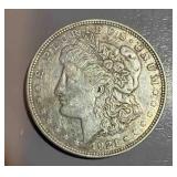1921 Morgan Silver dollar