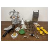 Kitchen accessories cookie cutters, corn holder,