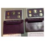 1986/1987 United States proof sets.