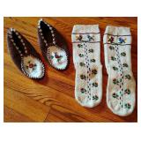 TURKISH Hand Embroidered Wool Slippers Sz 6? &