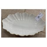 Lenox dish (10ï¿½) ivory porcelain with 24K gold