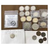 Bicentennial dollar, quarters, dollars coins and