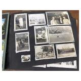 Old photo album scrapbook