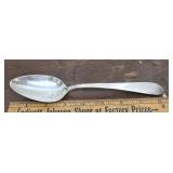 Sterling silver serving spoon - heavy