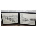Owego Railroad the D&H & Lackawanna - pencil