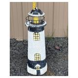 Resin Lighthouse Lawn Ornament