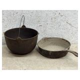 2 Pieces Cast Iron-needs cleaning