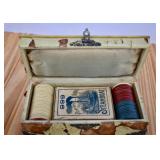 Antique Steamboat 999 Playing Cards, Poker Chips