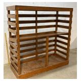 Large Pine Display Cabinet 60/24/62