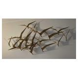 Birds in Flight Wall Sculpture by Curtis Jere